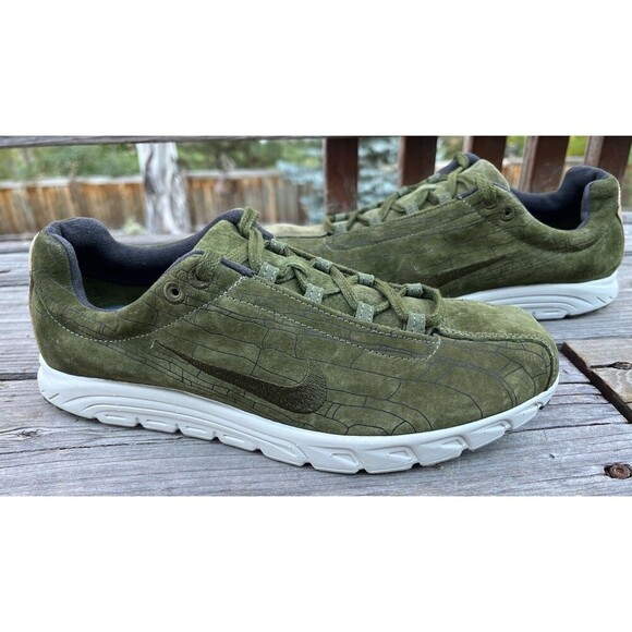 Nike Other - Nice! Nike Mayfly Leather Premium Men's 8 Sneakers - Legion Green